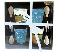 Monet - Réglez 4 tasses avec des cuïnes