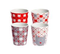 Set de 4 tasses expresso chats
