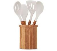 Set de 4 ustensiles avec pot Livoo MES153G Bois G