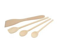 Set de 4 ustensiles de cuisine en bois FSC Fackelmann Nature