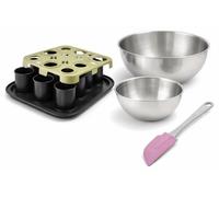 Set de 4 ustensiles de pâtisserie moule à gâteaux bols et spatule Zenker Bake Click and Go