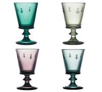 La Rochère Verre à vin Abeille 24 cl – Lot de 4 Multicolore