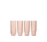 Set de 4 verres long drink Ripple Blush