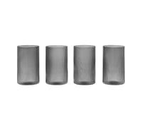 Set de 4 verrines Ripple H x Ø 9x5.4cm