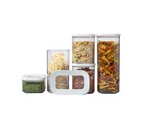 Rosti Mepal – Set de 5 boîtes Modula blanc hermétique empilable – 1x2000/1x1500/2x1000/1x425 ml
