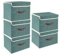Vendos85 Set 5 boîtes de rangement - Vert