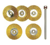 Set de 5 brosses rondes en Laiton Proxxon Micromot 28962
