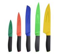 SET DE 5 COUTEAUX DE CUISINE AVEC ÉTUI DE PROTECTION BENETTON HOUSE