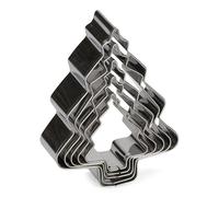 Set de 5 emporte-pièces sapin inox Patisse