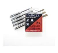 Set de 5 forets à béton THOR SDS Plus à 4 taillants - HANGER - 155763 Noir G