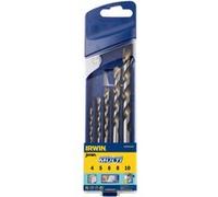 Set de 5 forets Multi matériaux Irwin Ø4, 5, 6, 8, 10mm G