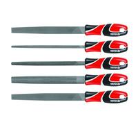 Yato Kit de limes en acier YT-6238 – 5 pièces Rouge