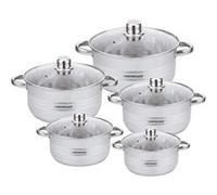 Signature Batterie de Cuisine 10 Pièces Argent