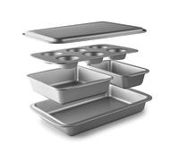 Set de 5 moules en acier revêtu Delize Lacor