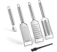 Set de 5 râpes en acier inoxydable