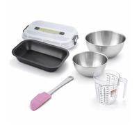 Set de 5 ustensiles de pâtisserie moule à gâteaux bol spatule pâtisserie et verre doseur Zenker Bake Click and Go