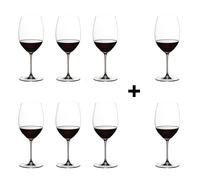 Riedel Veritas Cabernet/Merlot Glass, Clear, Set of 8 by Riedel