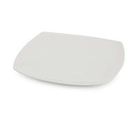 Saturnia 6 Assiettes Plates Tokio En Porcelaine Blanche 26 Cm