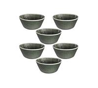 Set de 6 bols MAKA en céramique vert Ø15cm