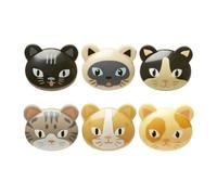 Set de 6 clips à sachets - Kikkerland - Multicolore - Dimensions 4.5x4x3 cm - Plastique - Pour enfants