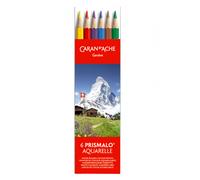 Jeu De 6 Crayons Aquarelle Prismalo Caran D'ache