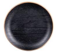 Set de 6 dessous de verre bois noir 12 cm - Table Passion - Noir - Bois Noir G