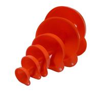 Set de 6 Entonnoirs Plastique Aération 50-160 mm Empilables