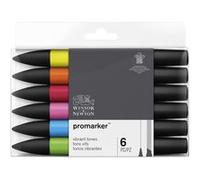 Set de 6 feutres Winsor & Newton Promarker Tons Vibrants Multicolore G