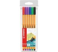 Set de 6 Fineliners Stabilo Point 88 G
