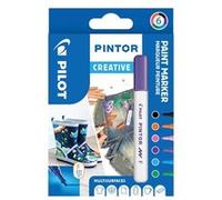 Set de 6 marqueurs Pilot Pen Pintor fun pointe fine Multicolore G
