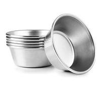 ibili Set de 6 moules Pastel de Nata – Aluminium argenté
