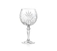 Set De 6 Pièces Calice Gin Tonic En Verre Cristallin Melodia Rcr Cl 65