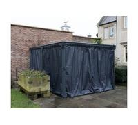 Palram - Canopia rideaux en polyester pour pavillon Milano 4300 Martinique 5000 Gris