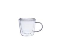 Set de 6 tasses à café 9 rô double paroi en verre borosilicate