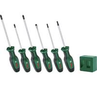 Set de 6 Tournevis Premium Bosch, Acier S2 Extra Dur, Avec Magnétiseur Démagnétiseur