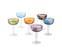 Set de 6 verres à champagne Peony H 15cm x Ø 10cm