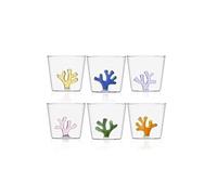 - Set de 6 verres à eau Coral Reef - Design Alessandra Baldereschi