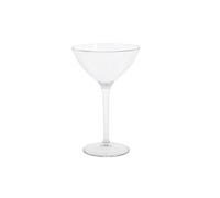 Set de 6 verres transparent GASTRO 30 vec une tige, pour servir des cocktails et vin - Dimension: 11 x 11.5 cm