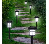 Set de 6x lampes solaires LED Lumière pour jardin balon terrasse