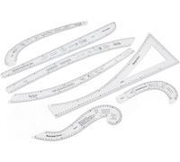 set de 7 règles de coupe, set de coupe, set de règles de modelage pr��r