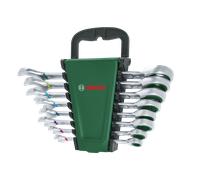Set de 8 clés mixtes à cliquet - BOSCH - 1600A027PS