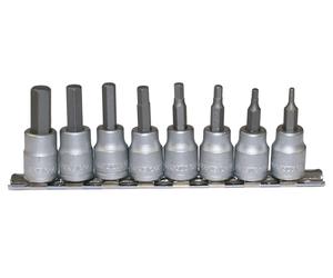 Set de 8 embouts sur douille 3/8 AF Hex allant de 3/32 à 3/8 Teng Tools M3811