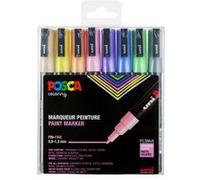 Marqueur à pigment PC-3M, étui de 8, pastel