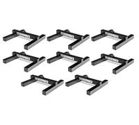 Set de 8 Showlite FLS-10 PAR lumière statif au sol unique