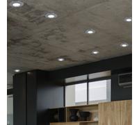 Lot de 8 spots LED encastrables au plafond spot salon salle de bain lampe d'éclairage