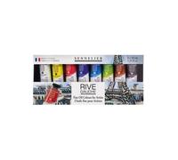 Peinture à l'huile fine Sennelier Rive Gauche - Coffret de 8 tubes de 40 ml - N130313.1