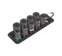WERA 05004580001 - Jeu de clés à douille, six pans externes, entraînement 1/2"