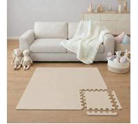 Set de 9 Pièces Tapis de Sol Bébé - LittleTom - 30x30 cm Dalles Puzzle en Mousse EVA avec Bordures - Surface de Jeu Antidérapante
