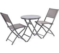 Set de balcon Fieldmann, gris