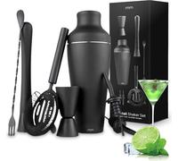 Set de barman noir mat